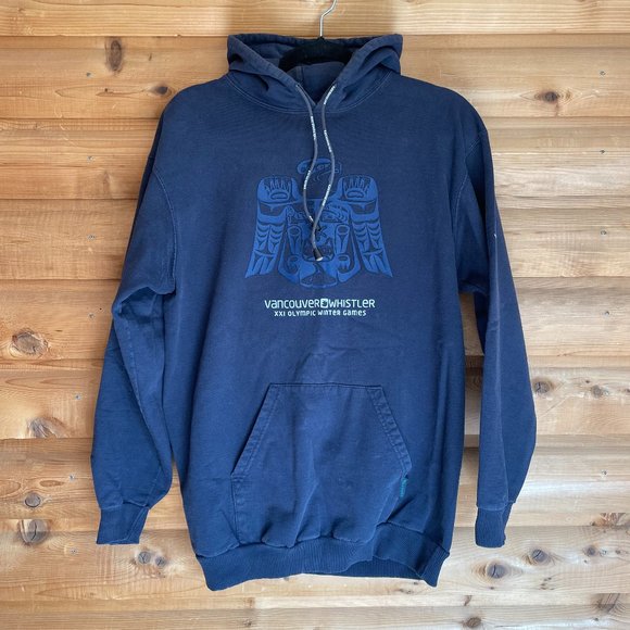 Vancouver 2010 Olympics Hoodie, Size L, Navy Blue, Classic - Picture 1 of 11